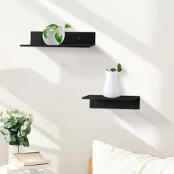30*12*4 cm - Vægmonteret hylde - Badeværelseshylder - Metalhylder - vandtæt - små flydende metalhylder - væghylde