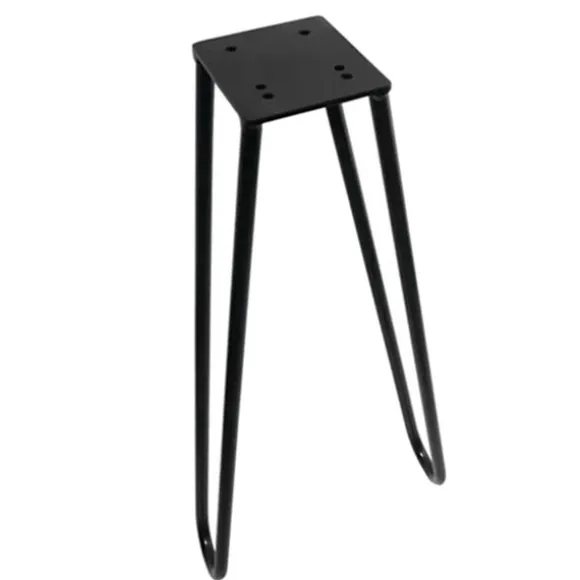 40 cm metalbordben, der passer til møbler i jern, spisebord, sofabord, bordben, skateboardbordben, bredde