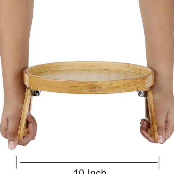 25 cm Sofa Armlænsbakke Træ Spisestue Drikke Sofa Bakke Foldbar armlænsbakke Klembar sofabakke flad