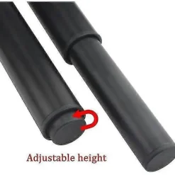 (25-42 cm, sort) Sæt med 4 stærke justerbare møbelben i metal