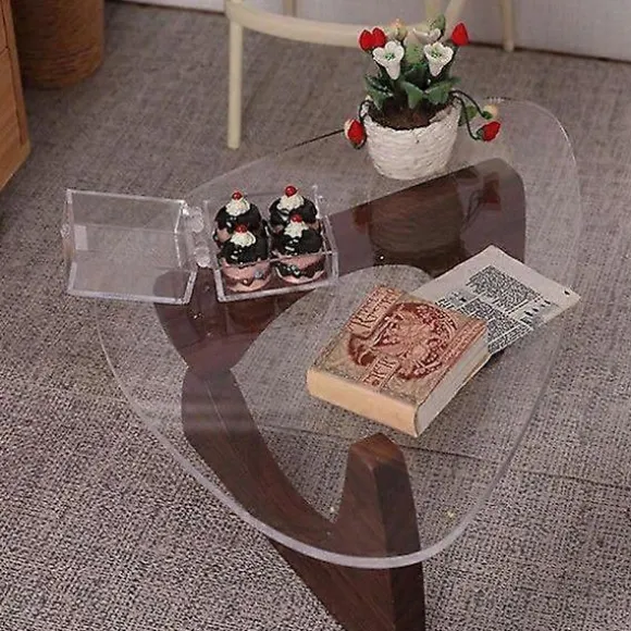 1:6 Miniature Sofabord Sidebord Te Bord Kage Dessert Møbler Køkken Model Liv Scene Legetøj A