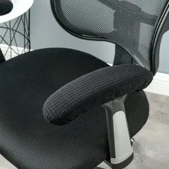 1 par / 2 stk Polyester Aftageligt Holdbart Maskinvaskbart Kontorstol Armlæn Betræk Smudsafvisende Elastisk Vandtæt Computer Swivel Stol