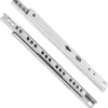 1 Par Skuffeskinner - Skuffeskinner - Køkkenskuffeskinner - Skuffeskinner - Glideskinne - Galvaniseret Stål Delvist Udtrækkelig Skinne H:17mm/B:246mm-FQ- | Fyndiq