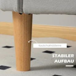 2 pers. sofa, sofa med opbevaringsplads, polstret sofa, dobbelt sofa med fløjlslook til stue, soveværelse, 117x 62 x 78 cm