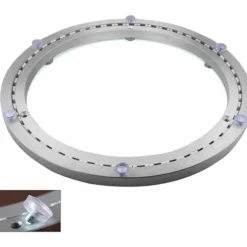 360° Roterende Metal Drejeskiveleje, Kraftig Base med Enkelt Række Kuglelejer, 35 cm Diameter