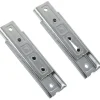 4.7" Sengegavl Monteringsbeslag Panel Vægmontering Sammenlåsende Ophæng Kraftig Sofaforbinder Universal Metalforbinder (2 Par)