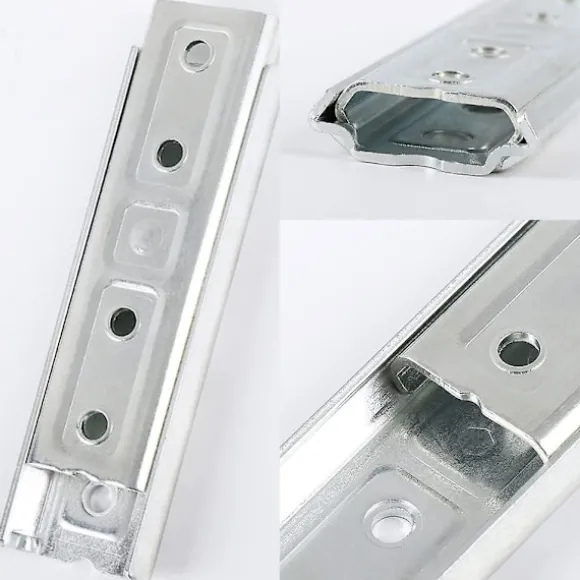 4.7" Sengegavl Monteringsbeslag Panel Vægmontering Sammenlåsende Ophæng Kraftig Sofaforbinder Universal Metalforbinder (2 Par)