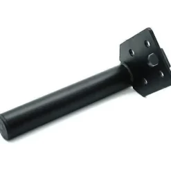 4 stk. 15 cm møbelben sorte metalbordben DIY møbelben med skruer til sofa sofabord natbord andet møbel