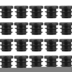 100 stk. 16 mm Runde Plastikdæksler Møbelbenspropper Blændpropper Rørprop