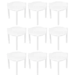 100 stk. Bordbeskytter Pizza Serveringsstativ Pizza Stativ Bord Bordplade Pizza Beskytter Pizza Serveringsbakke Stativ Pizza Tripod - WELLNGS