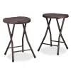 2 stk. Foldeskamler i rattan