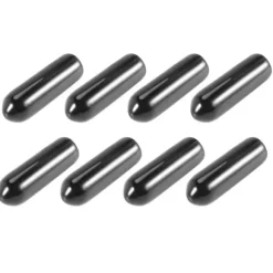 100 stk. gummi endehætter 4 mm ID PVC runde rør bolt hætte dæk skruegevind beskyttere.