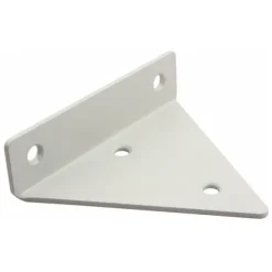 2 stk. (hvid 130 x 170 mm) Hylde, metalvæghylde, svævehylde,