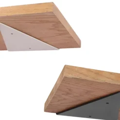 2 stk. hyldebeslag, hyldebeslag, skjult usynlig hylde