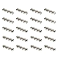20 stk. Hyldeknægte Støttebolte Metalstift Hylde Separator Faste Skab Bogreol Vægmonteringsholder Stifter Plader