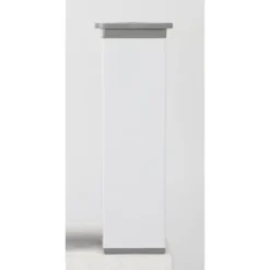4 Stk. Justerbare Møbelben, Højdejusterbare Metalbordben, Justerbare Køkkenskabsbordben, Hvid (10CM)