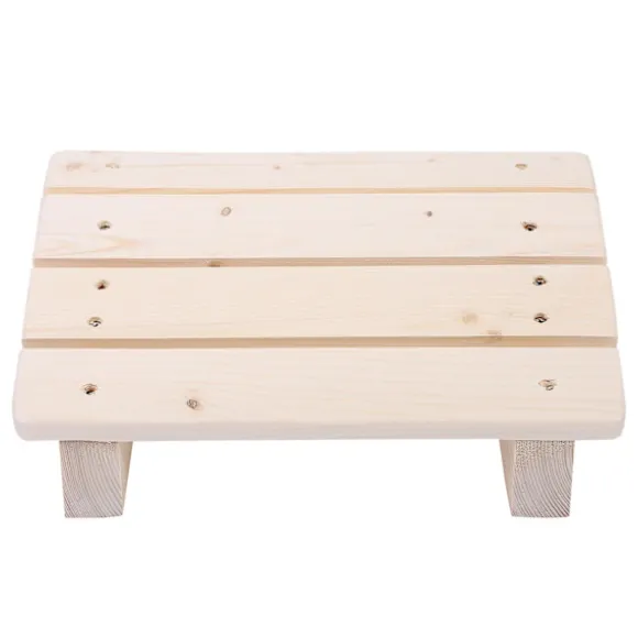 1 stk. kontorbord badeværelse ottoman vippe træ ottoman (30X20 cm, som vist på billedet)