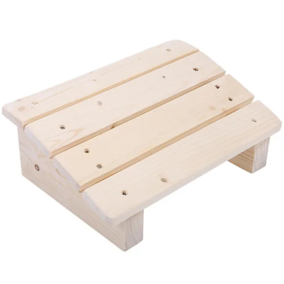 1 stk. kontorbord badeværelse ottoman vippe træ ottoman (30X20 cm, som vist på billedet)