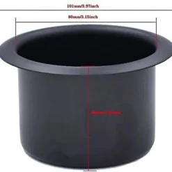2 stk. Metalliske Sofa Recliner-håndtag Kopholder Indsats Udskiftning Drikke Dåseholder Til Sofa Båd Campingvogn Sofa Bil Lastbil Pokerbord