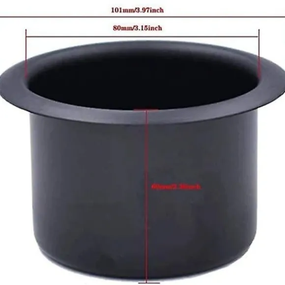 2 stk. Metalliske Sofa Recliner-håndtag Kopholder Indsats Udskiftning Drikke Dåseholder Til Sofa Båd Campingvogn Sofa Bil Lastbil Pokerbord