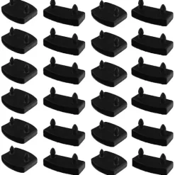 24 stk. 55mm x 9mm Plast Sengelameller Dæksel Udskiftning Holder Hætter Til At Holde Sikring Trælameller Seng Bund-AH