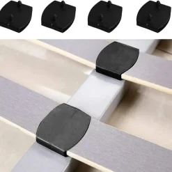 24 stk. 55mm x 9mm Plast Sengelameller Dæksel Udskiftning Holder Hætter Til At Holde Sikring Trælameller Seng Bund-AH