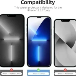 2 stk. Privatlivsskærmbeskyttere Kompatibel med iPhone 17 Pro transparent