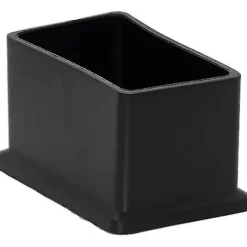 8 stk. Rektangulære Ikke-mærkende PVC Stolsbenshætter 30mm X 50mm (1-3/16