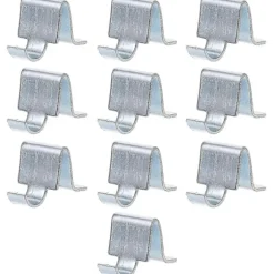 10 stk. Skabshyldeclips Metal Arkivskabshyldeclips Heavy Duty Hyldeunderstøtninger