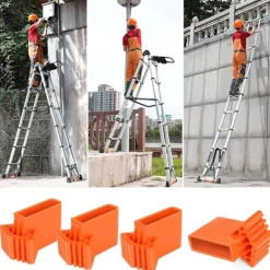 4 stk. Stigesko, PVC Anti-Slip Trappetrin til St,ZQKLA