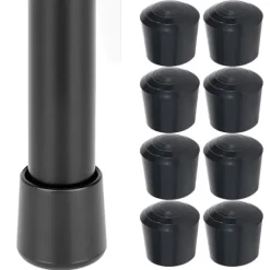8 stk. Stolebensbeskyttere i Gummi, Beskyttelse til Ben, 25MM 25MM 25mm 25mm 25mm