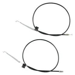 2 stk. Udskiftningskabel til lænestol HQ Metal Lænestol Sofahåndtag Kabel Sofastol Udløserhåndtag Udskiftning 93CM