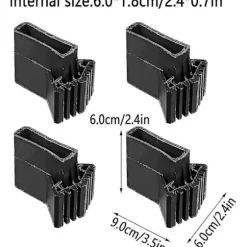 4 stk., Udskiftningsstige fødder, gummistige fødder, stigesikkerhedsfødder, stige beskyttelsesdæksel, stige tilbehør, til teleskopstige, sildebensstige | Fyndiq