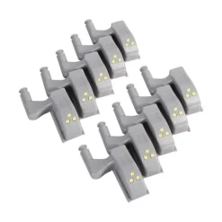 10 stk. universal skab, skabslåge LED-lys, sui