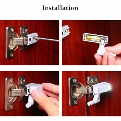 10 stk. universal skab, skabslåge LED-lys, sui