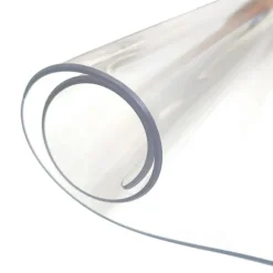 5 Størrelser Klar Pvc Bordbeskytter Rund Pvc Dug 2.0mm Tyk Skrivebordsmåtte Vandtæt Vinyl Bordbeskytter - Perfekt 60cm