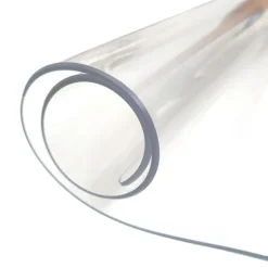 5 Størrelser Klar PVC Bordbeskytter Rund PVC Dug 2.0mm Tyk Skrivebordsmåtte Vandtæt Vinyl Bordbeskytter[RM] 90cm