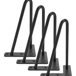 8 tommer hårnålsben Heavy Duty Metal Industrial Furniture Otto Design bordben