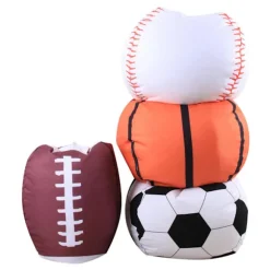 18 tommer sækkestol opbevaringsbetræk lynlås plyslegetøj til børns leg
