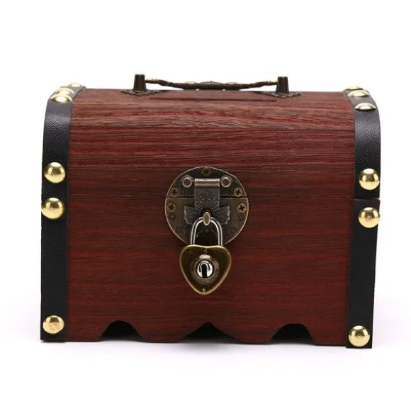 1. Vintage Skatteopbevaringsboks Spargris Organizer