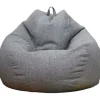 39,4'' x 47,2'' Stor Sækkestol Fodskammel Sofa Betræk Høj Gamer Indendørs Lazy Sækkestol (Uden Fyld)