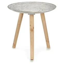 AfHævebord - Spiraler - Brun og hvid træ - 40 x 39 x 40 cm - Moderne design Brun, Vit