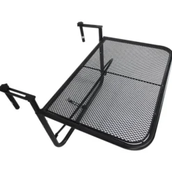 Altan Hængebord Højdejusterbart Firkantet Metal Sort L60Xb56.5Xh45Cm