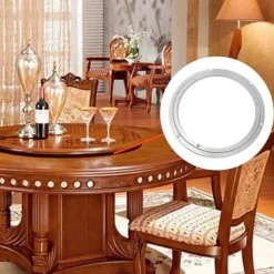 Aluminium Lazy Susan Kugleleje Med Glat Rotation, Robust Og Holdbar Kraftig Lydløs Drejering Til Møbler (20 Tommer)