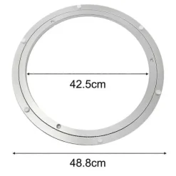 Aluminium Lazy Susan Kugleleje Med Glat Rotation, Robust Og Holdbar Kraftig Lydløs Drejering Til Møbler (20 Tommer)