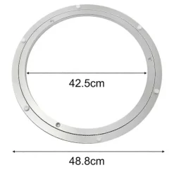 Aluminium Lazy Susan Kugleleje Med Glat Rotation, Robust Og Holdbar Kraftig Lydløs Drejering Til Møbler (20 Tommer)