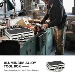 Aluminiumskasse Tilbehør Opbevaringskasse Praktisk Aluminiumskuffert Bærbar Håndtag Lille Til_max
