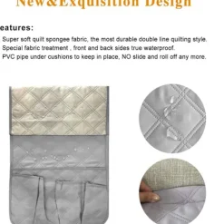 Armlæns Sofa Organizer Sofa Holder Sofa Lænestol Caddy Stol Seng Stabil Opbevaringspose Hængende Opbevaringslomme Armlæn til TV Fjernbetjening Telefon IPad | Fyndiq