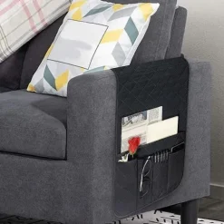 Armlænsorganisator til lænestol Fjernbetjeningsholder Ikke-lænestolholder til sofa med 5 lommer