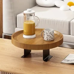 Armlænsplade Sofa | Bord til Sofaarmlæn | Justerbar, 30cm Eg